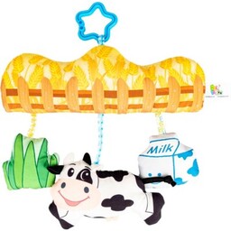 BALIBAZOO Zawieszka do wózka Krówka Na Wsi BB82585