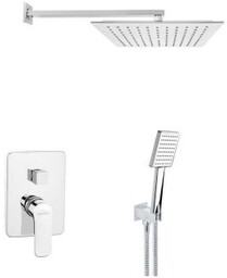 INVENA Zestaw prysznicowy podtynkowy SIROS chrom BS-90-0K2-A