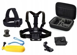 Zestaw do Gopro Hero szelki bojka kask 11