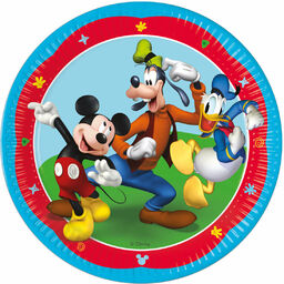 Talerzyki urodzinowe Myszka Mickey - 23 cm -