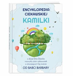 Encyklopedia z nadrukiem dla dziewczynki na Dzień Dziecka