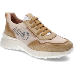 Hispanitas Beżowe Sneakersy Wygodne Buty Damskie