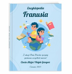 Encyklopedia z nadrukiem dla chłopca na Dzień Dziecka