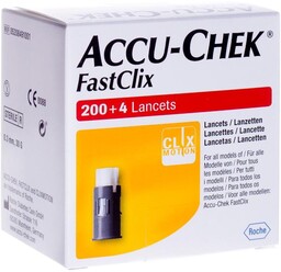 Accu-Chek, FastClix, Lancety, 200+4 sztuki
