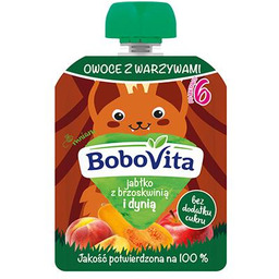 BoboVita Jabłko z brzoskwinią i dynią po 6
