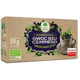 DARY NATURY Bez czarny owoc EKO, 25 saszetek