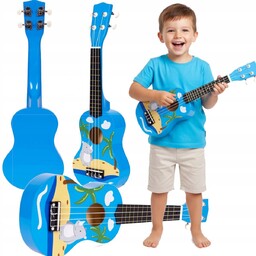 Ukulele Drewniane Gitara Dla Dzieci Klasyczna 4 Struny