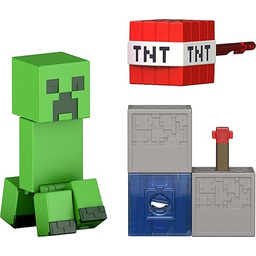 Mattel Minecraft Seria Redstone Charged Figurka Creeper (ok.