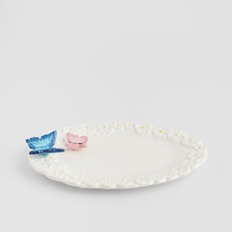 Patera Butterfly oval z motywem zwierzęcym