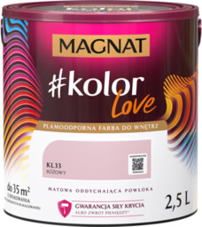 Farba #Kolor Love KL33 różowy 2,5 l Magnat