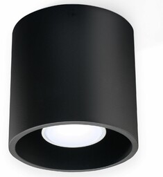 Lumes Okrągły plafon E760-Orbil - czarny