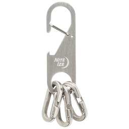 Karabińczyk Z-Rack Keychain Bottle Opener - Stalowy -