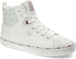 Cross Jeans Białe Sneakersy Ocieplane Buty Damskie