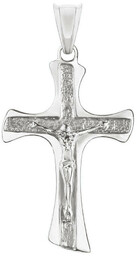 Męski krzyżyk srebrny 3.8cm