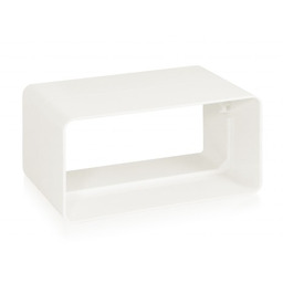 Złączka (nypel, łącznik) do kanałów płaskich plastikowych 110x55mm