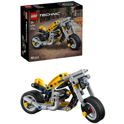 LEGO Technic, klocki, Żółty motocykl, 42225
