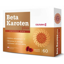 Beta Karoten Plus, 60 kapsułek
