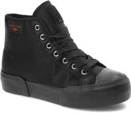 Cross Jeans Czarne Sneakersy Ocieplane Buty Damskie