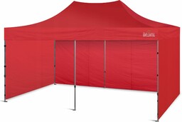 Namiot handlowy 600 x 300 cm czerwony
