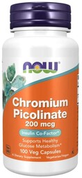 NOW Foods Pikolinian Chromu 200 mcg