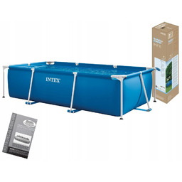 Basen Ogrodowy Prostokątny Stelażowy 300x200x75 Intex 28272 Model