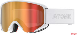 Atomic Gogle narciarskie Savor M Photo white 2024/2025