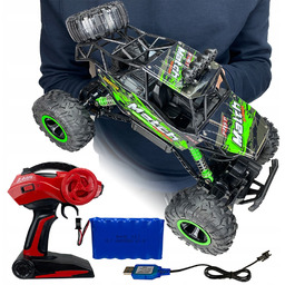 Samochód Rc monster truck 39cm zdalnie sterowany terenowy
