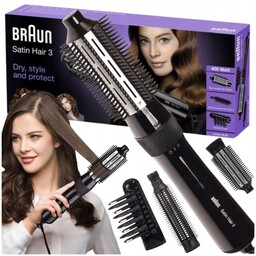 Lokówko-suszarka Do Włosów Braun Ceramiczna Dla Kobiet Szczotka