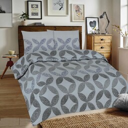 Matex Pościel flanelowa 220x200 F-74A-1 maroko szara czarna