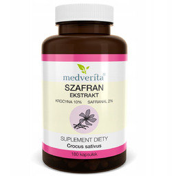 Medverita Szafran ekstrakt krocyna 10% safranal 2% -