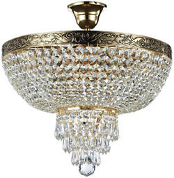 Pałacowa LAMPA plafon PALACE DIA890-CL-05-G Maytoni sufitowa OPRAWA