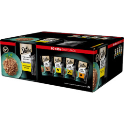 SHEBA Saszetka Galaretka Drób 80x85g Sticker - mokra