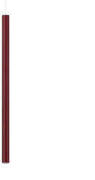 Sigma Wisząca lampa burgundowa SOPEL metalowa tubka 1xG9