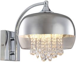Milagro LUNA ML3803 kinkiet lampa ścienna chrom klosz
