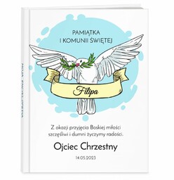Encyklopedia z nadrukiem dla chłopca na komunię