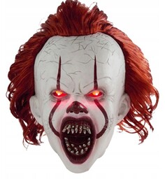 Maska Zabójczy Klaun Klauna Clown Pennywise To It