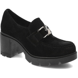 Lemar Czarne Półbuty Damskie Eleganckie Buty