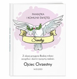 Encyklopedia z nadrukiem dla dziewczynki na komunię