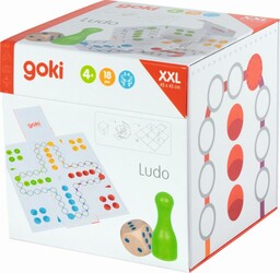 Gra planszowa dla dzieci Chińczyk Ludo XXL Goki