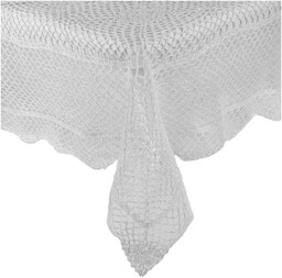Obrus 140 x 260 Szydełkowy wz. 021 Biały