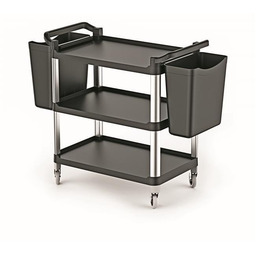 Wózek serwisowy 3-półkowy 1070x520x960 mm Amerbox, tworzywo wzmacniane