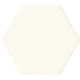 Płytka ścienna Burano white hex 11 x 12,5