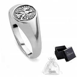 Sygnet Patriotyczny srebro pr. 925 Pierścień ORZEŁ