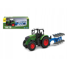 Traktor Z Maszyna Rolniczą Gazelo Ciągnk Z Pługiem