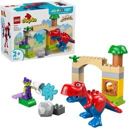 LEGO DUPLO , klocki, Dinozaur Spidey-Rex i Zielony