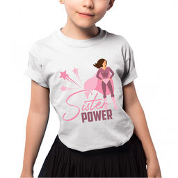 Sister power - koszulka dziecięca z nadrukiem