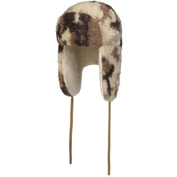 Czapka Pilotka Camo Lucerne Bomber by Barts, kremowobiały,