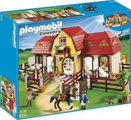 Playmobil Country, klocki Stadnina koni z boksami stajennymi,