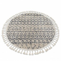 Dywan BERBER AGADIR G0522 koło krem / szary