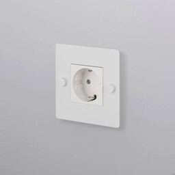 Gniazdo pojedyncze bez logotypu Typ F Cross 1G